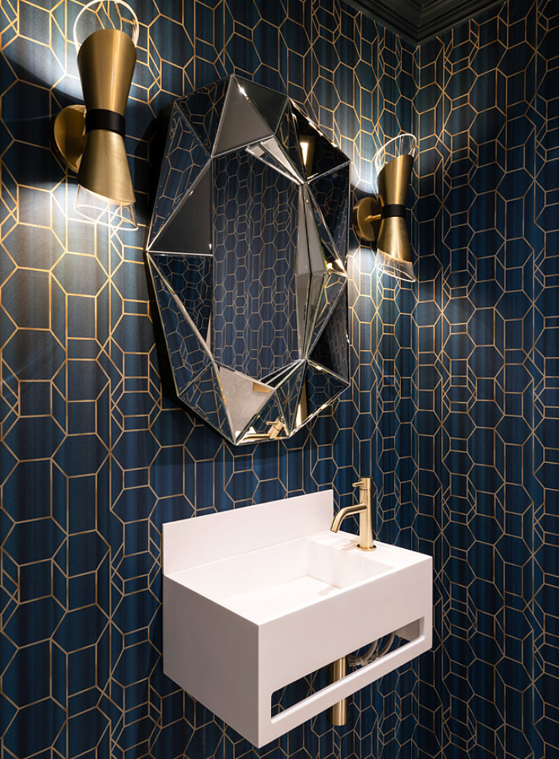 Tobias Oliver modern lighting ideas for bathroom